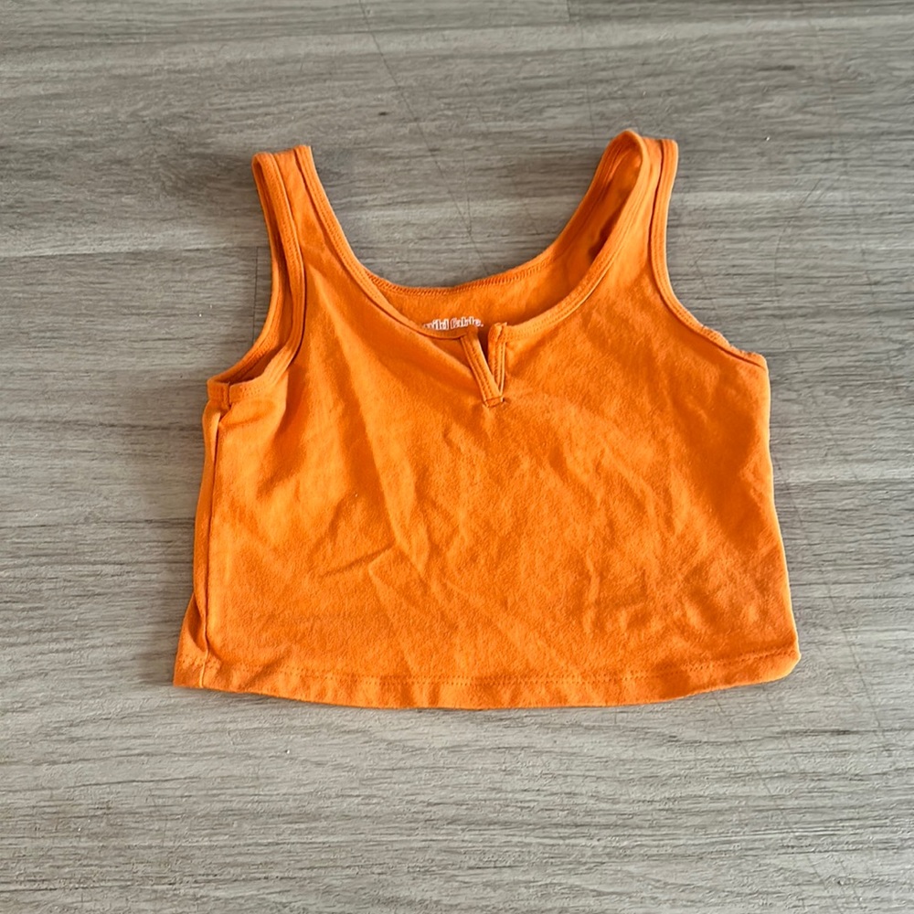 Wild Fable Orange Cropped Tank